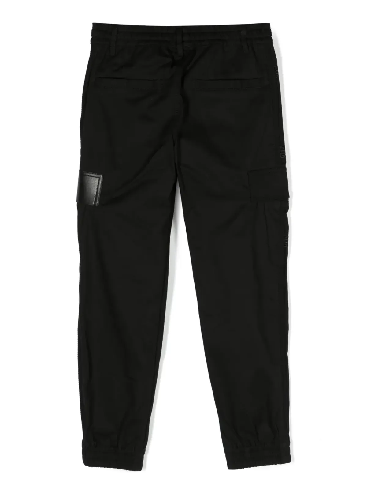 Givenchy Kids ロゴパッチ トラックパンツ ブラック - 画像2
