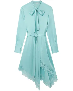 Stella McCartney ダブルサテン レーストリム ドレス - サムネイル1