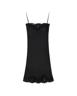 Stella McCartney ギュピエールレーストリム ミディドレス - ブラック - サムネイル1