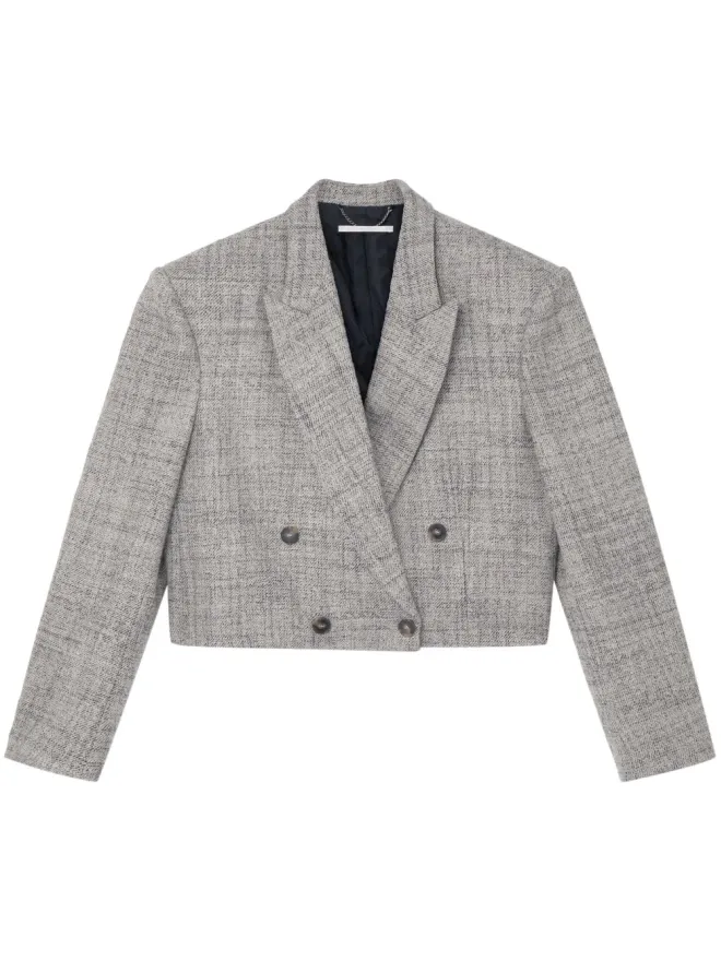 Stella McCartney Stella McCartney クロップド・ダブルブレストブレザーの商品画像