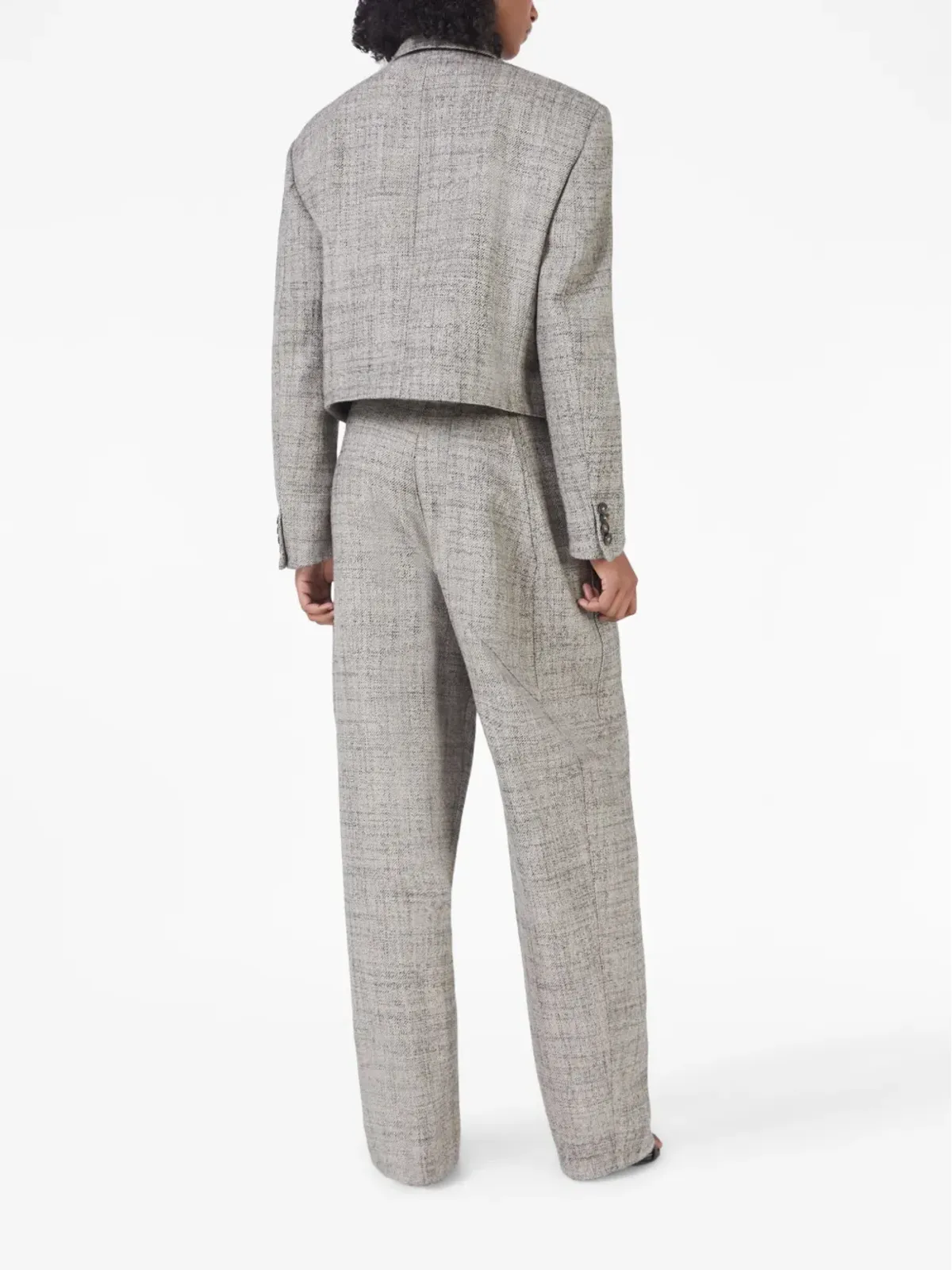 Stella McCartney クロップド・ダブルブレストブレザー - 画像3