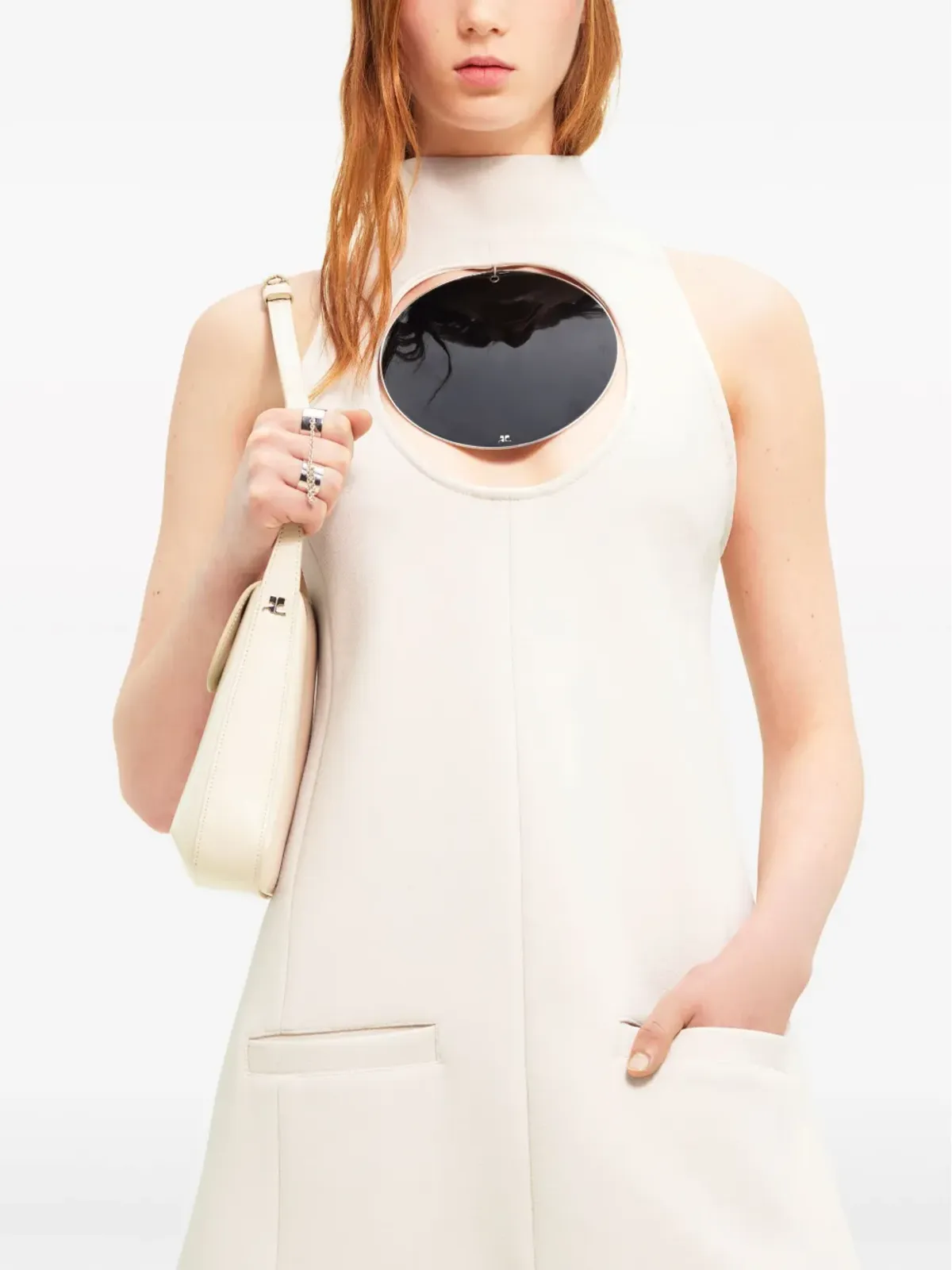 Courrèges サークルカットアウトミニドレス - 画像5