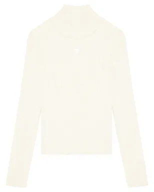 Courrèges リディション リブ編みセーター - ニュートラルカラー - サムネイル1