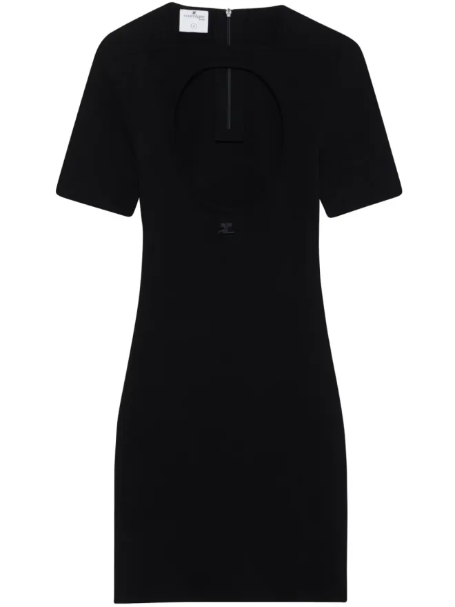 Courrèges Courrèges カットアウトニットミニドレスの商品画像