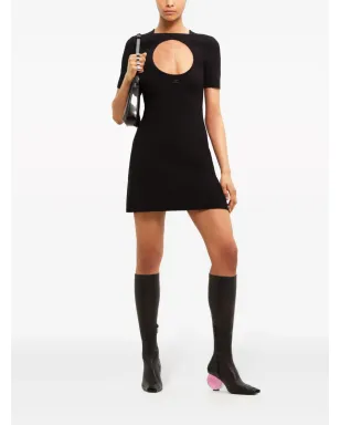 Courrèges カットアウトニットミニドレス - サムネイル2