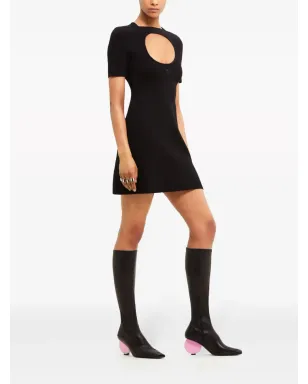 Courrèges カットアウトニットミニドレス - サムネイル3