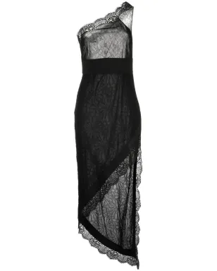 TOM FORD レースディテールのワンショルダードレス - サムネイル1