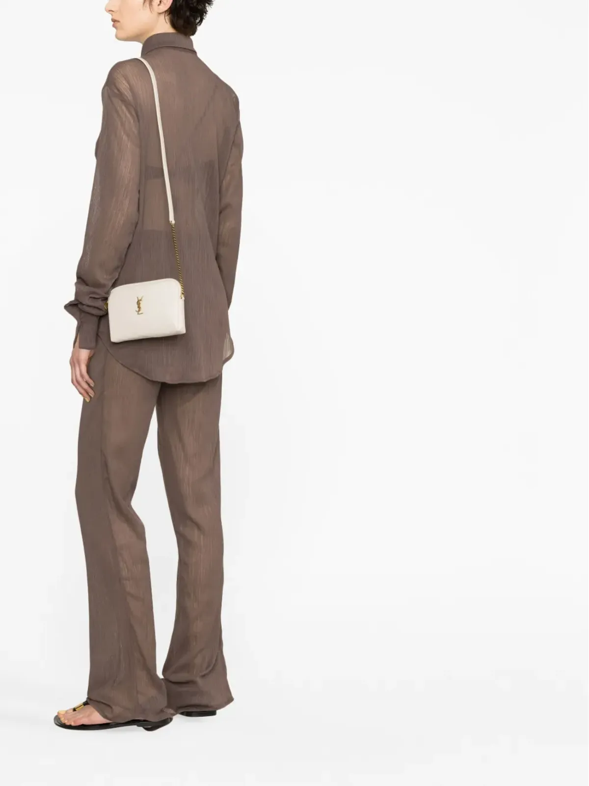 Saint Laurent Gaby キルテッドレザー クロスボディバッグ - 画像2