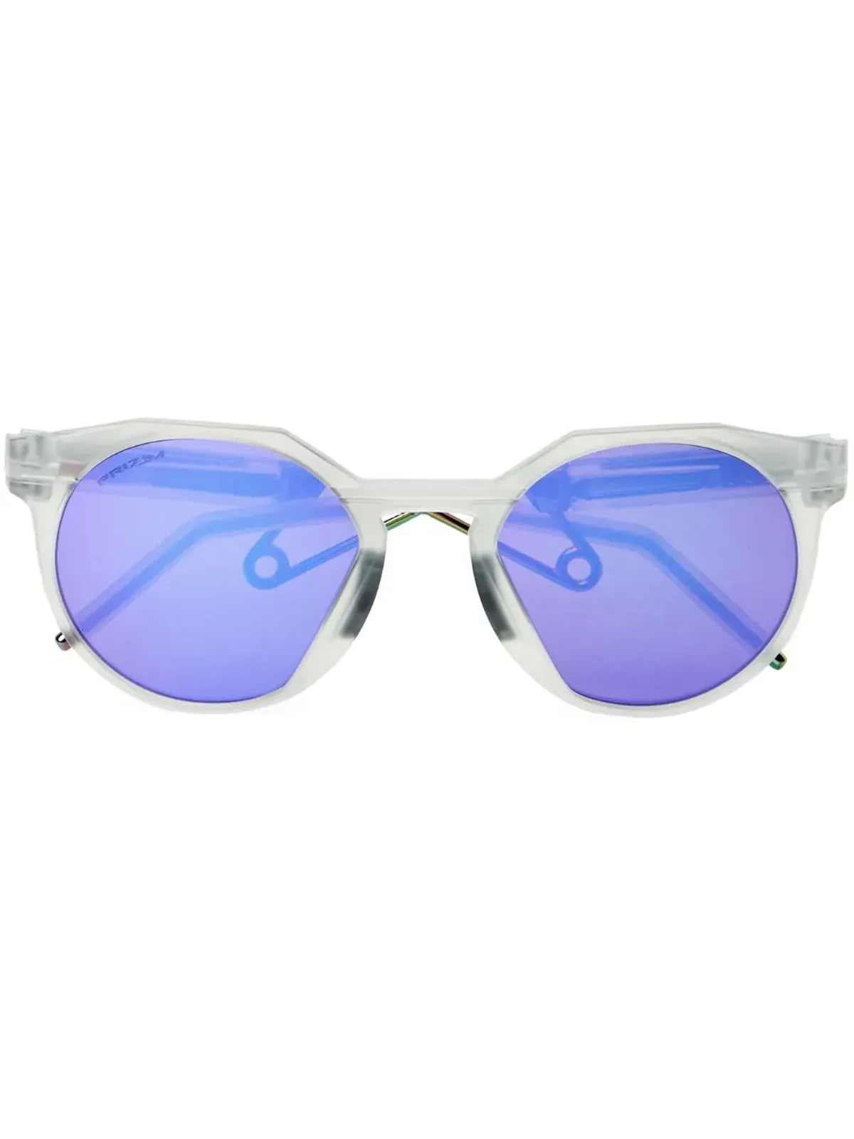 Oakley ラウンドフレームティントサングラス - White - 画像1