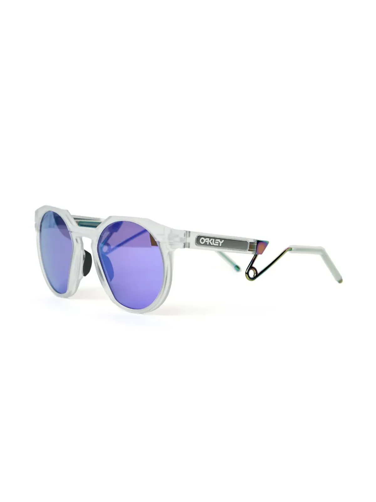 Oakley ラウンドフレームティントサングラス - White - 画像2