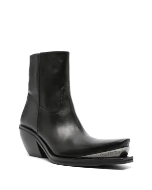 Acne Studios レザー カウボーイブーツ - サムネイル2