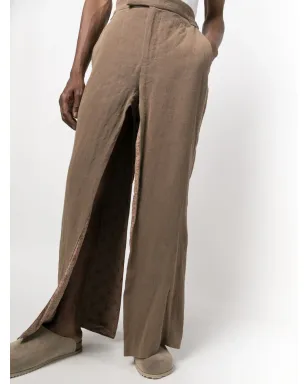 Vivienne Westwood サイドスリット入りフレアパンツ - ブラウン - サムネイル5