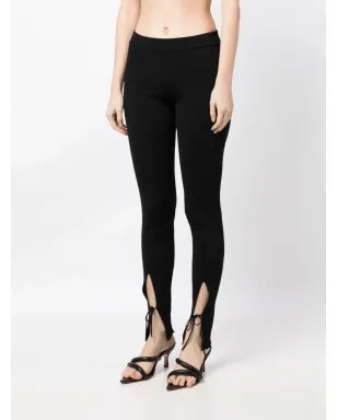 TOM FORD ピンストライプ柄レースアップパンツ - サムネイル3