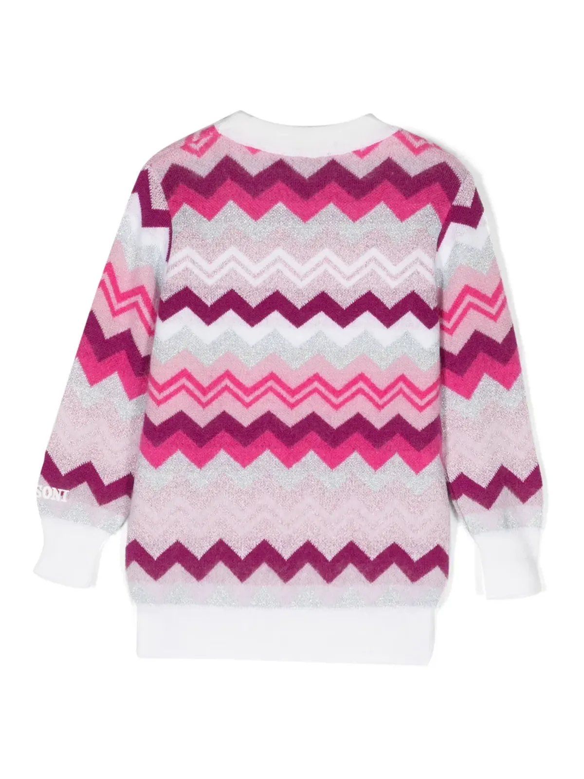 Missoni Kids シグネチャー ジグザグ柄ニットジャンパー - 画像2