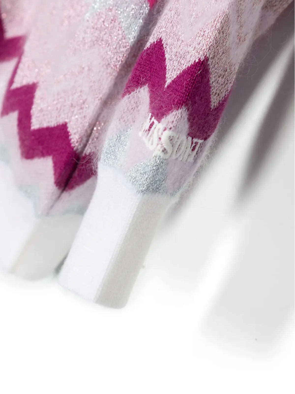Missoni Kids シグネチャー ジグザグ柄ニットジャンパー - 画像3