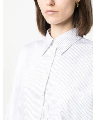 Acne Studios striped pocket shirt - White - サムネイル5