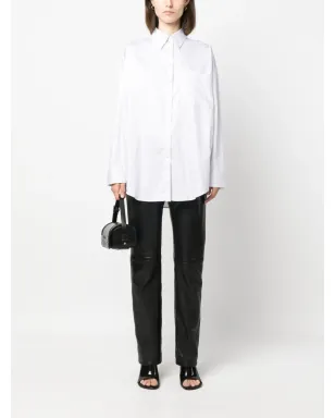 Acne Studios striped pocket shirt - White - サムネイル2