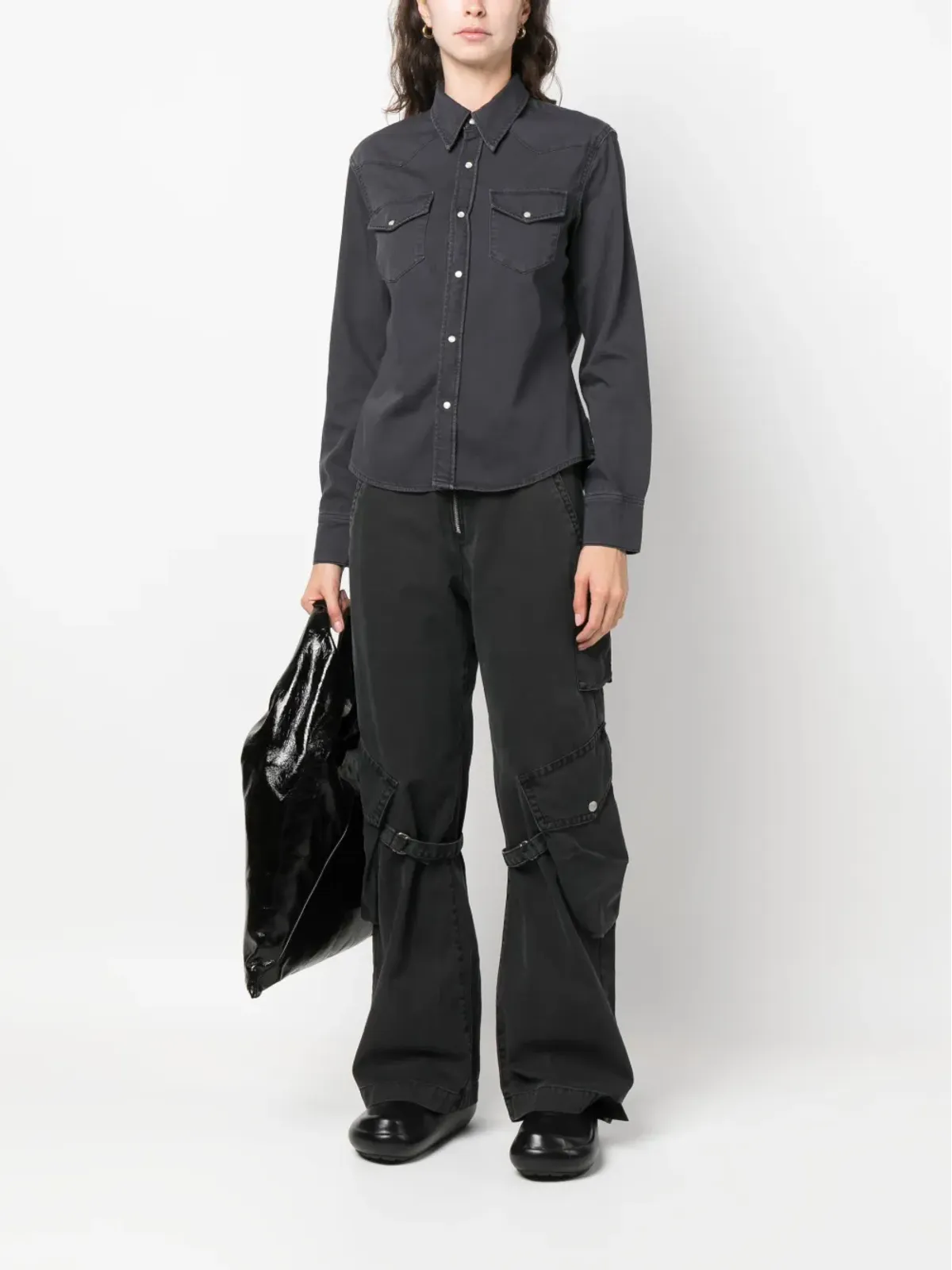 Acne Studios 長袖デニムシャツ - 画像2