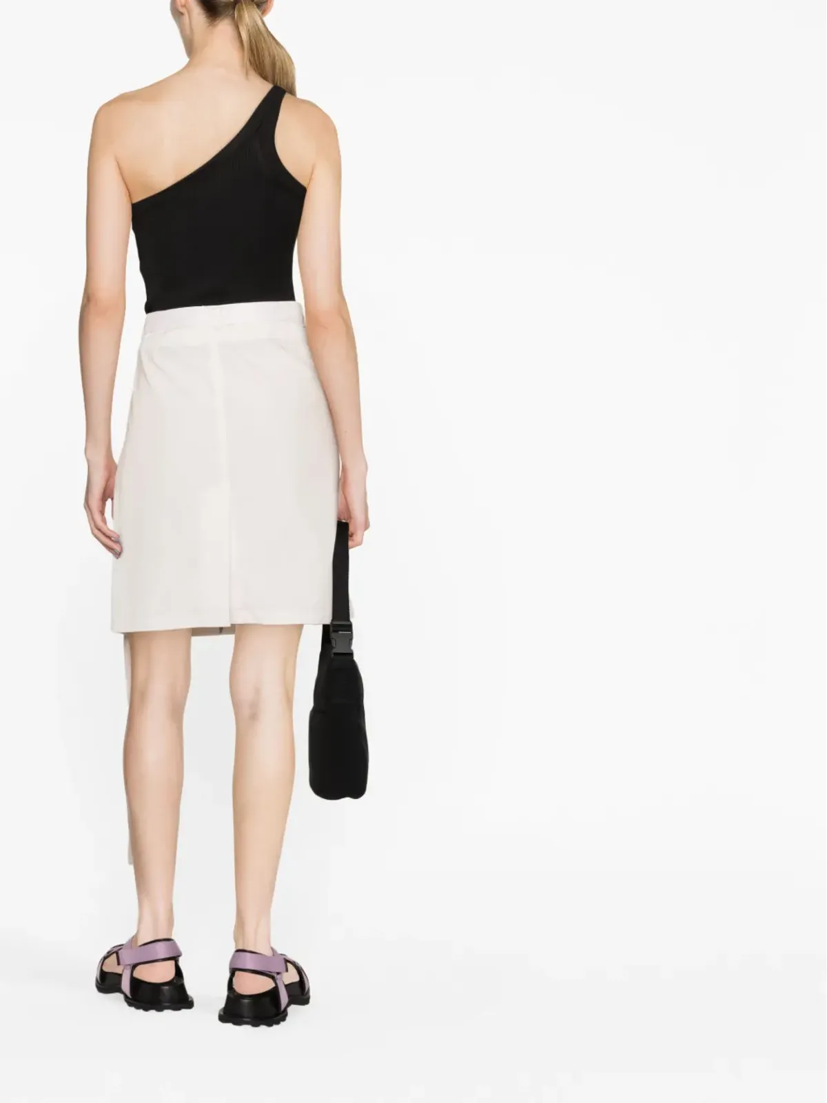 FENDI ベルト付きコットンミニスカート - 画像4