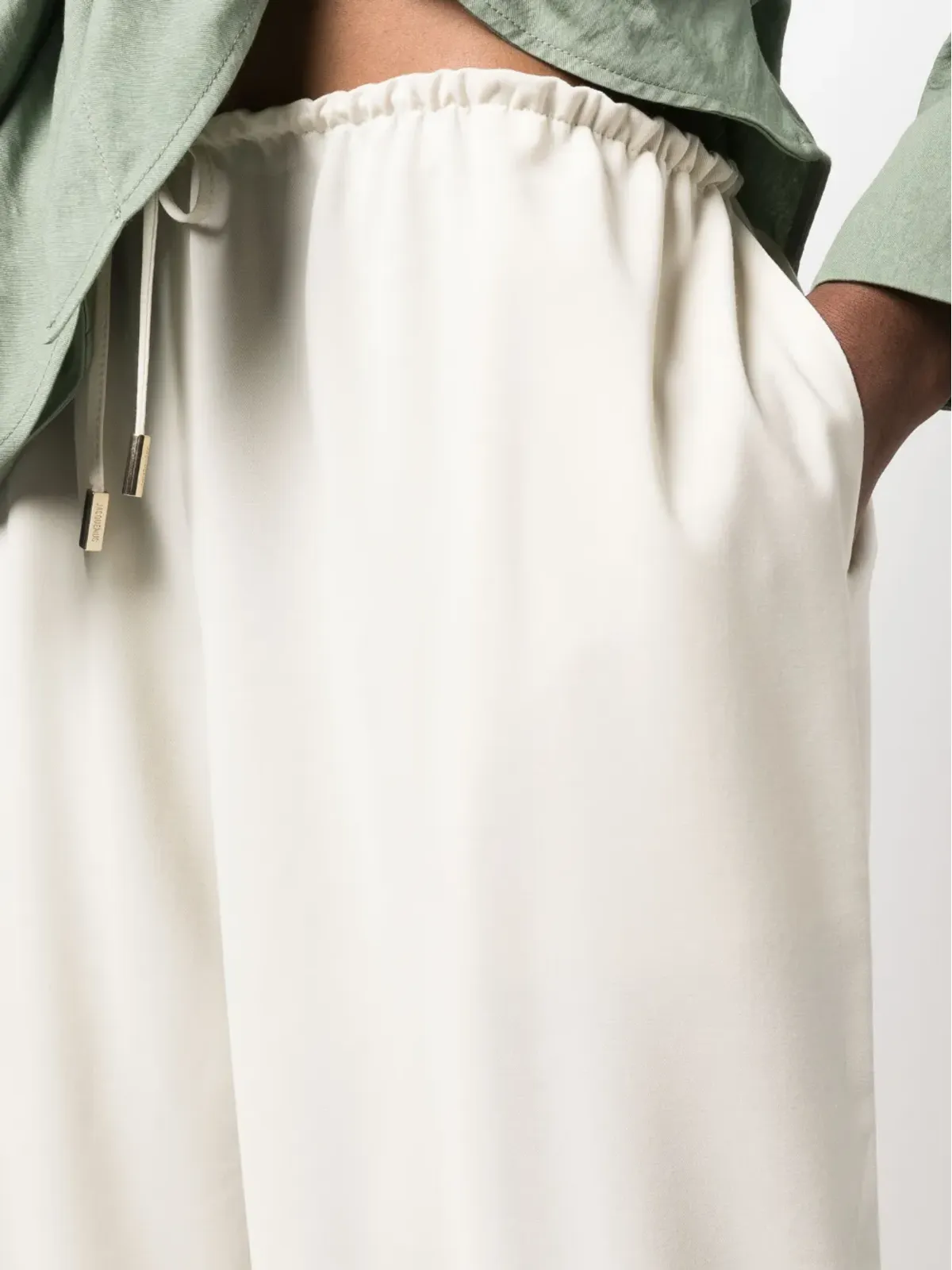 Jacquemus Le pantalon Mentalo wide-leg trousers - Neutrals - 画像5