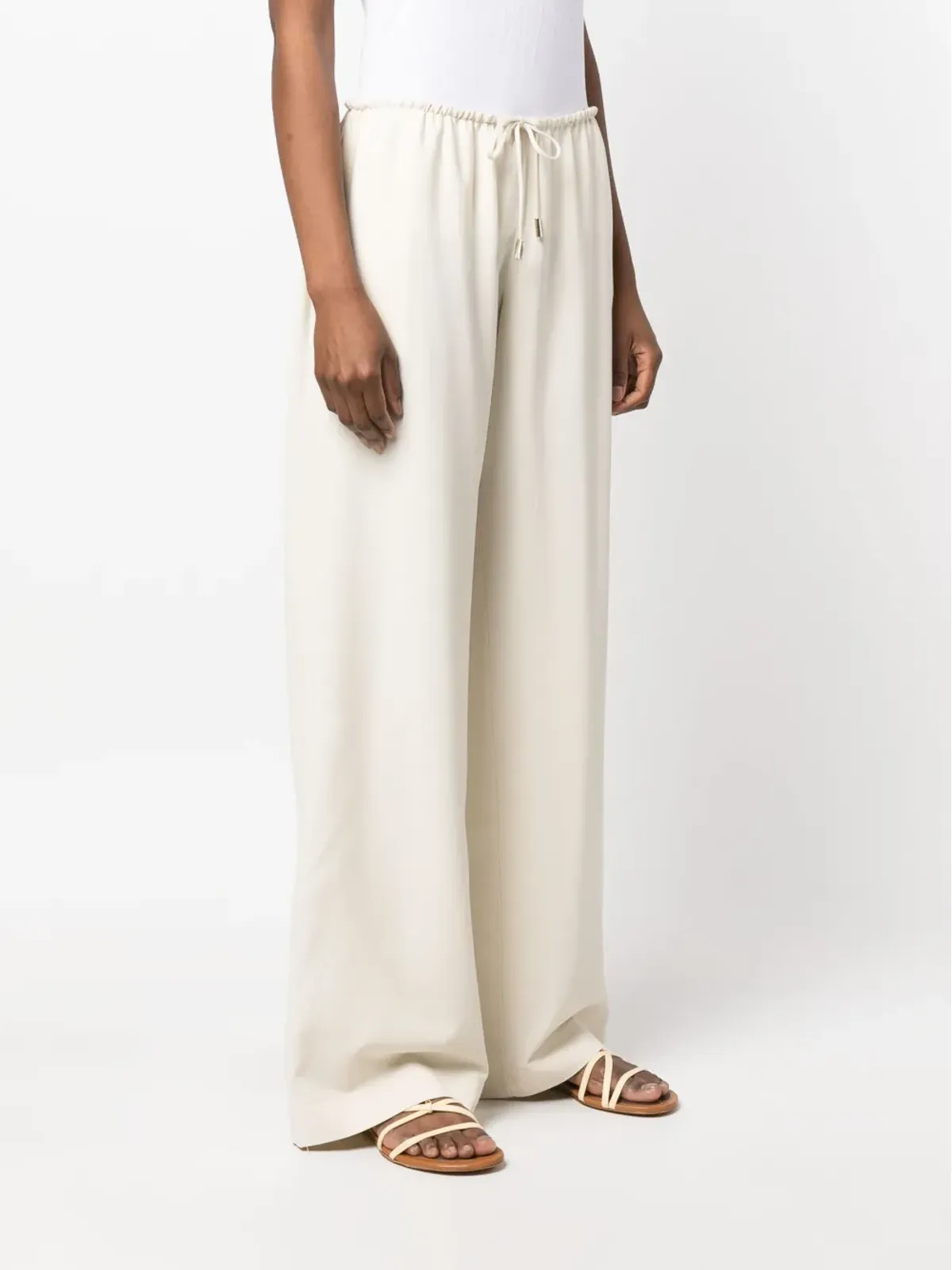 Jacquemus Le pantalon Mentalo wide-leg trousers - Neutrals - 画像3