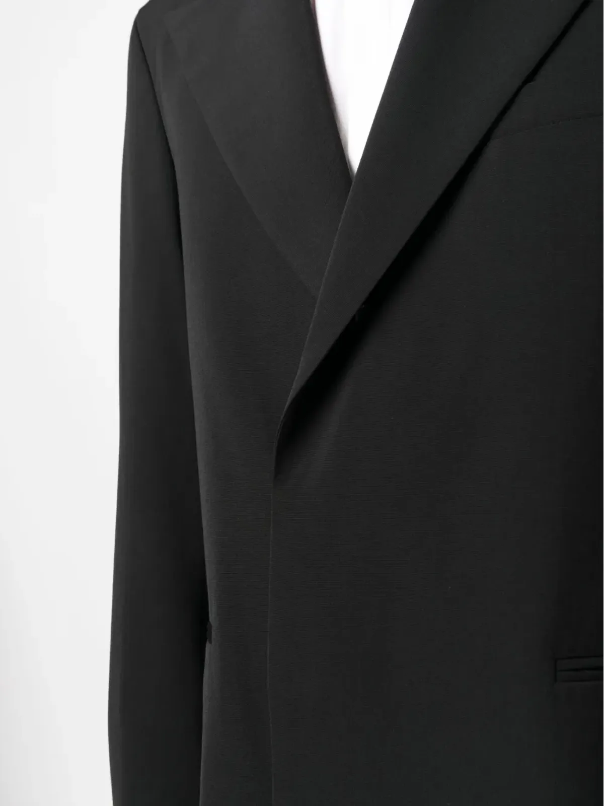 Acne Studios peak-lapel double-breasted blazer - Black - 画像5