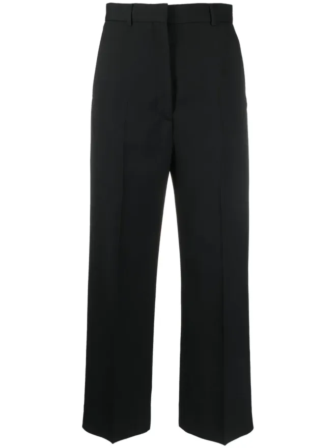 Acne Studios Acne Studios プレスド・クリース加工 クロップド丈パンツの商品画像