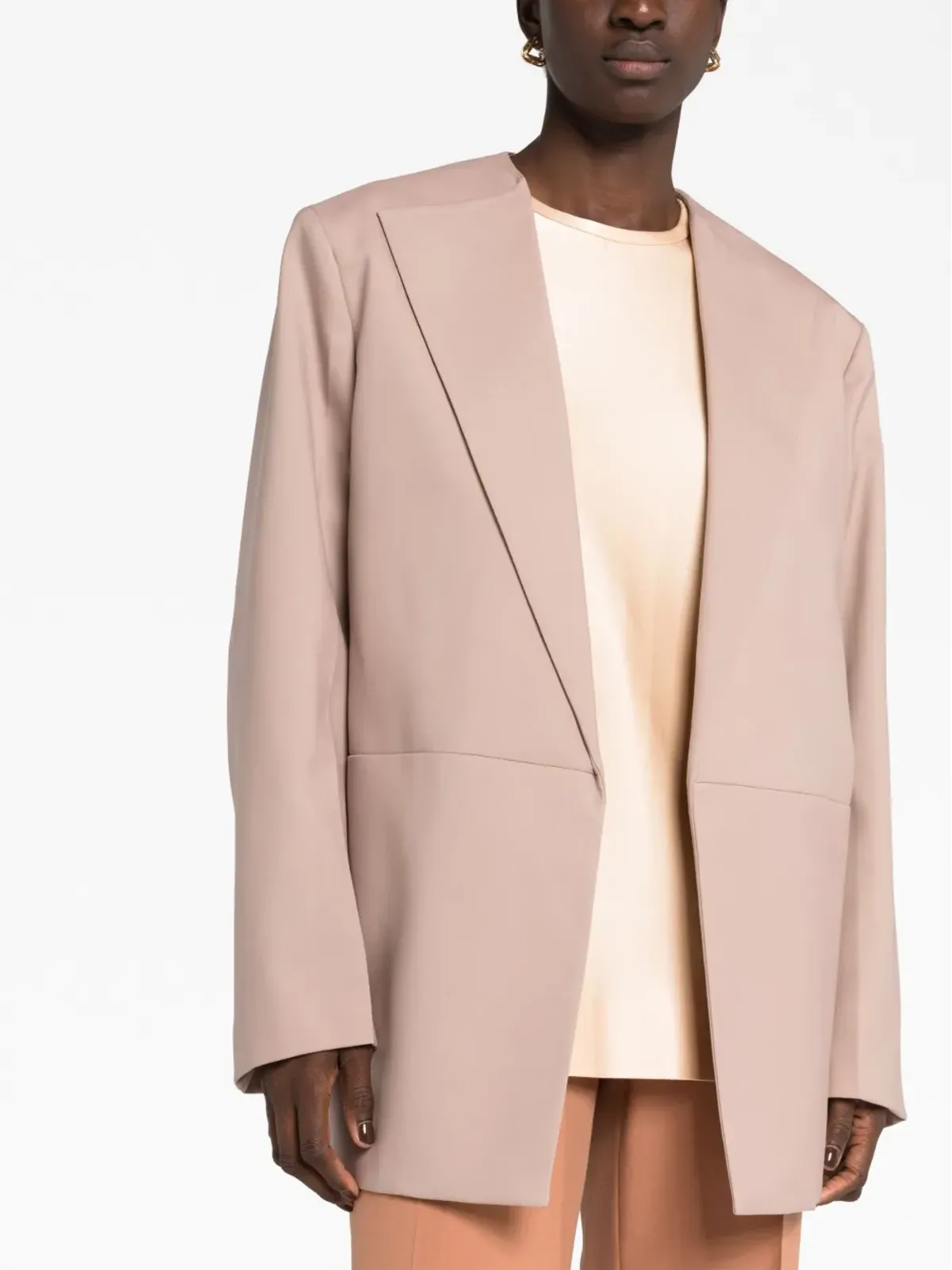 Jil Sander オープンフロント テーラードジャケット - 画像5