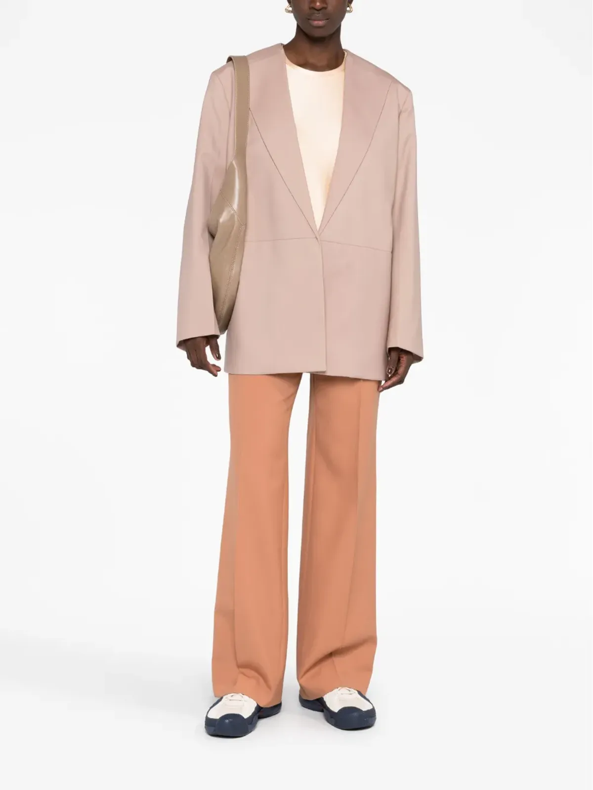 Jil Sander オープンフロント テーラードジャケット - 画像2
