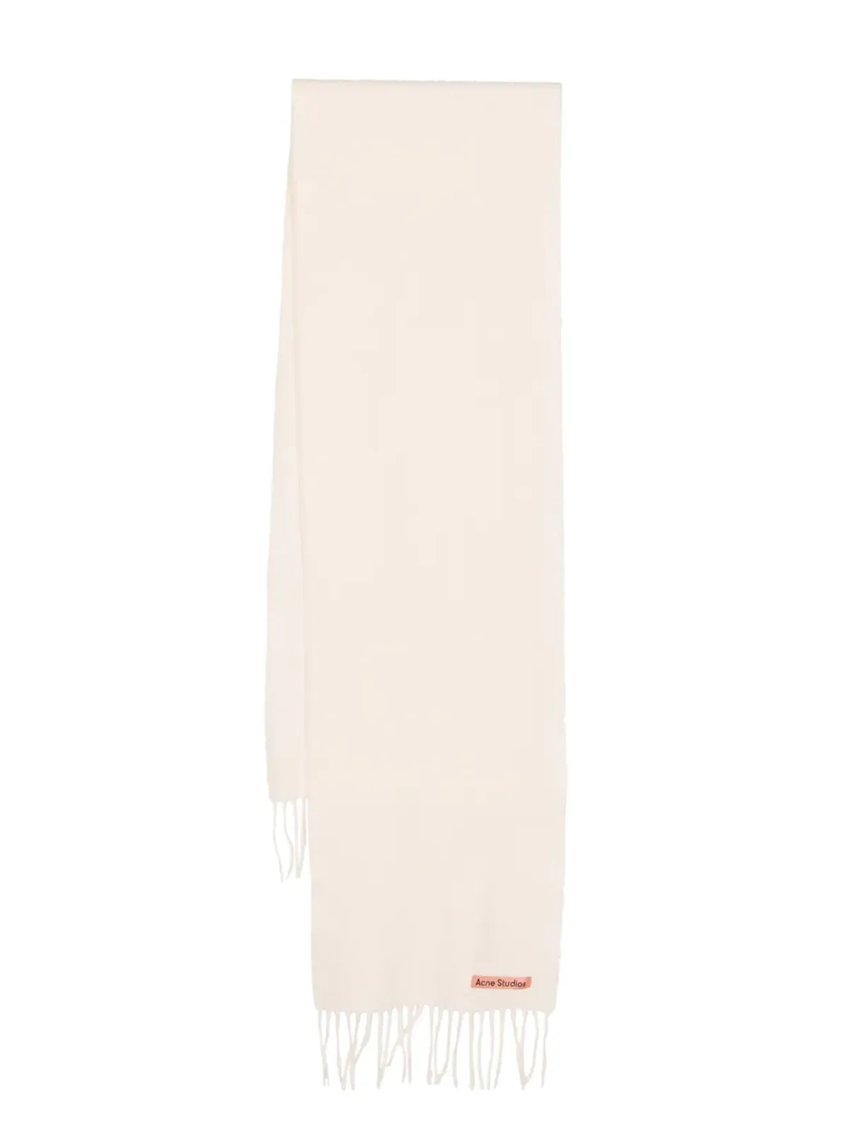 Acne Studios ロゴパッチ ウールスカーフ - 画像1