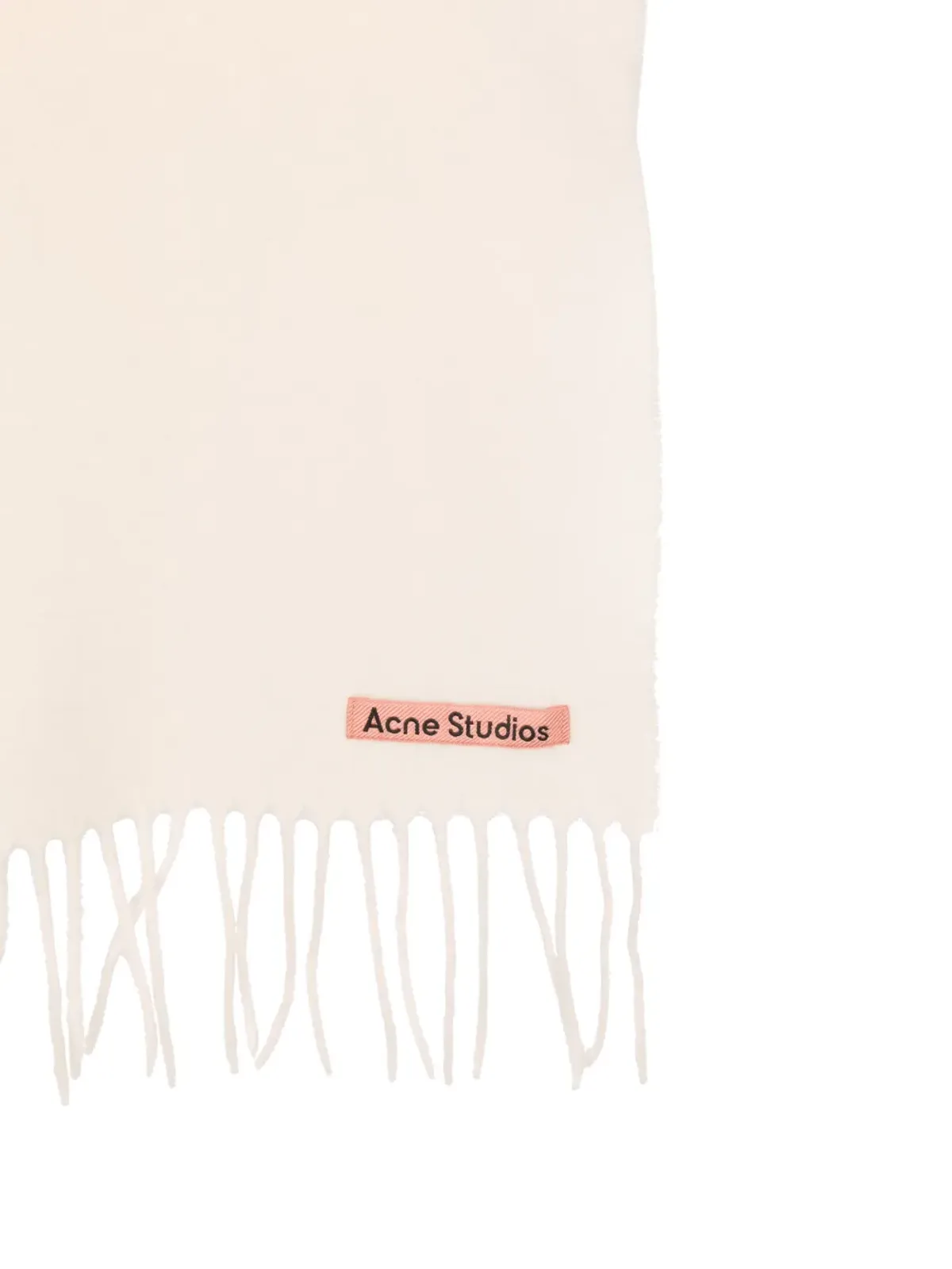 Acne Studios ロゴパッチ ウールスカーフ - 画像2