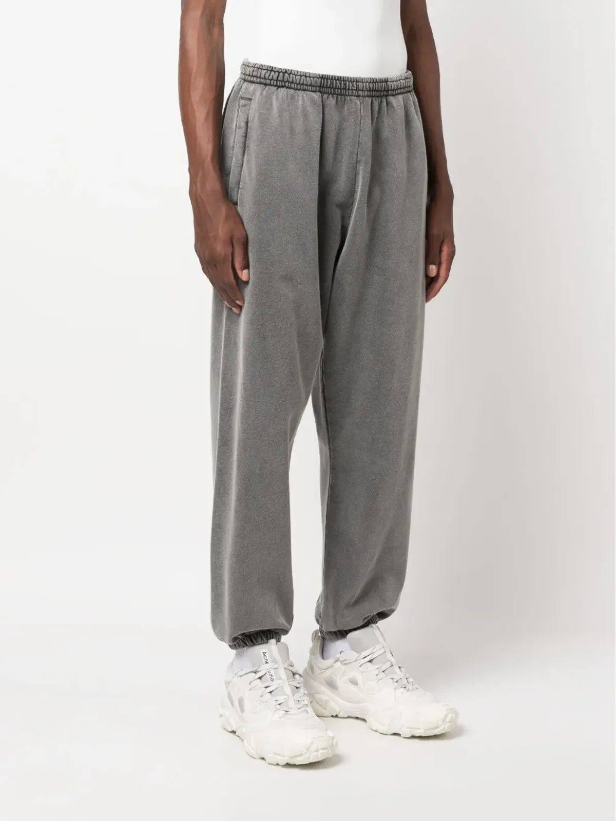 Acne Studios 洗い加工コットンのトラックパンツ - 画像4