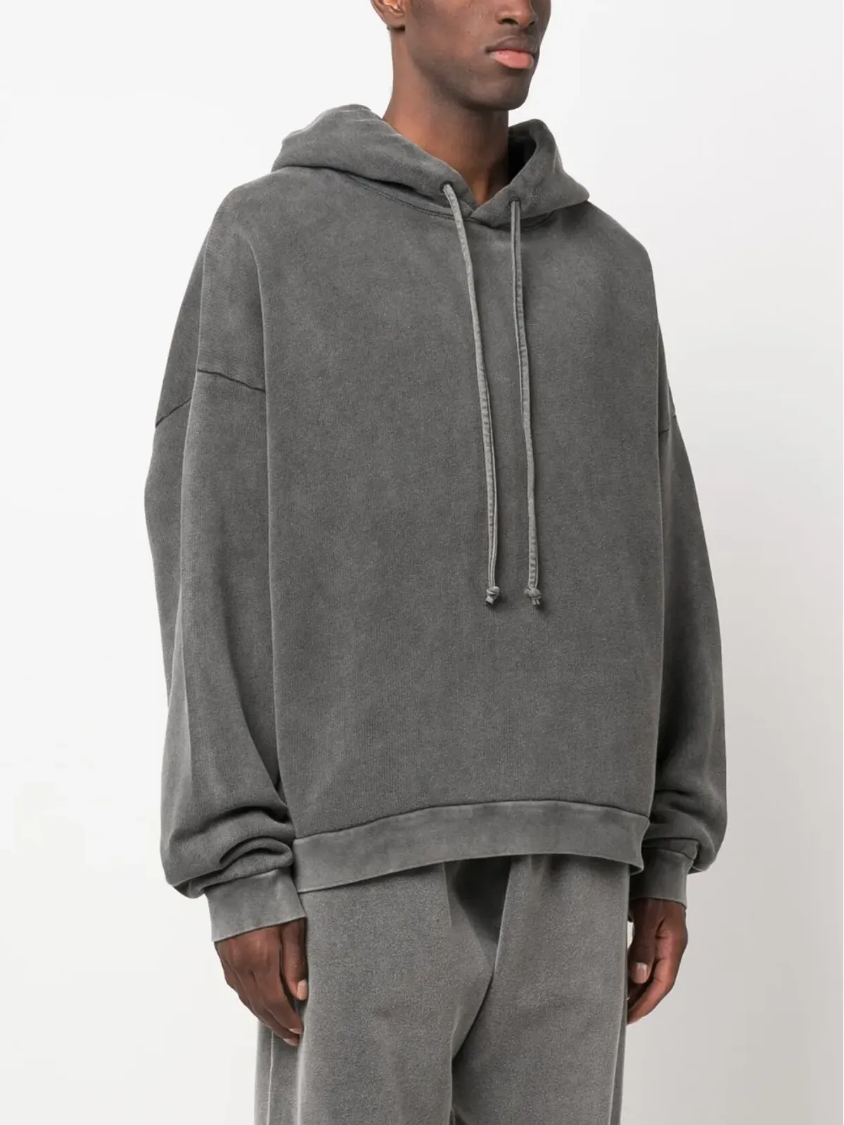 Acne Studios ロゴパッチ コットン フーディー - 画像5