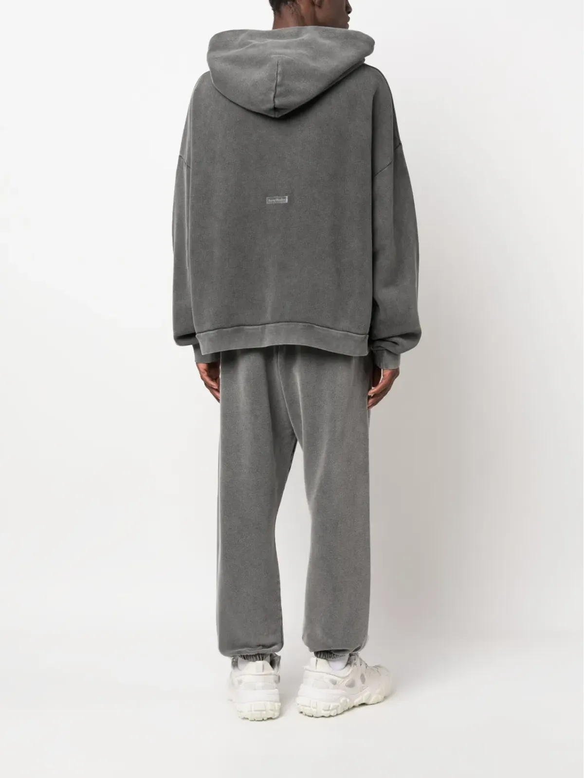 Acne Studios ロゴパッチ コットン フーディー - 画像2