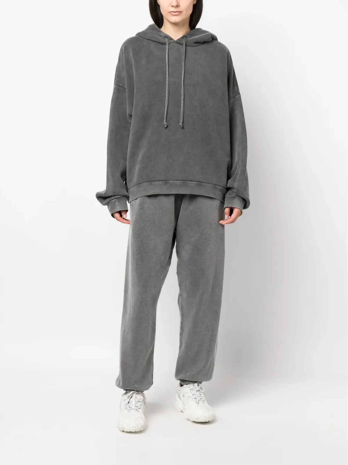 Acne Studios ロゴパッチ コットン フーディー - 画像3