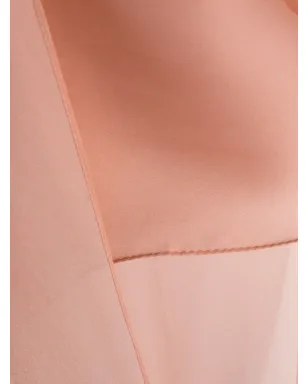 Acne Studios ロゴプリント シルクスカーフ - ピンク - サムネイル3