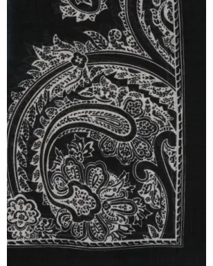Acne Studios paisley-print wool scarf - Blue - サムネイル2