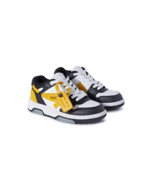 Off-White Kids Out of Office lace-up sneakers - Black - サムネイル1