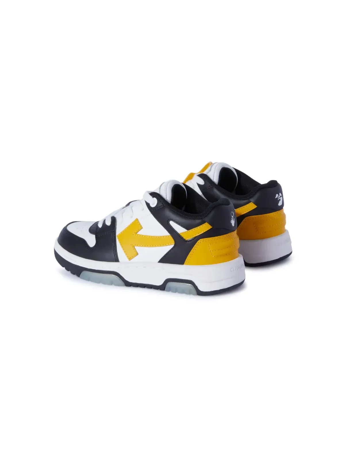 Off-White Kids Out of Office lace-up sneakers - Black - 画像3