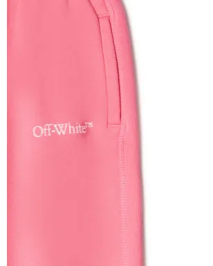 Off-White Kids Bookish ロゴ コットン トラックパンツ ピンク - サムネイル3