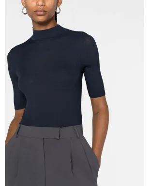 Tory Burch ショートスリーブリブニットトップス - サムネイル5
