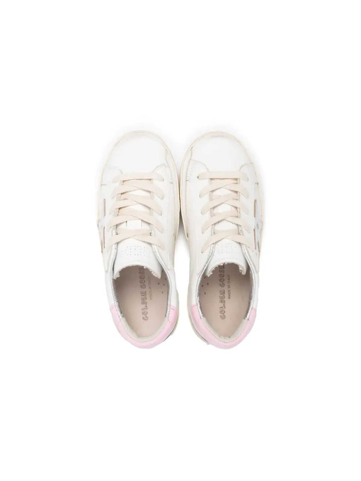 Golden Goose Kids スーパースター レザー スニーカー - 画像3