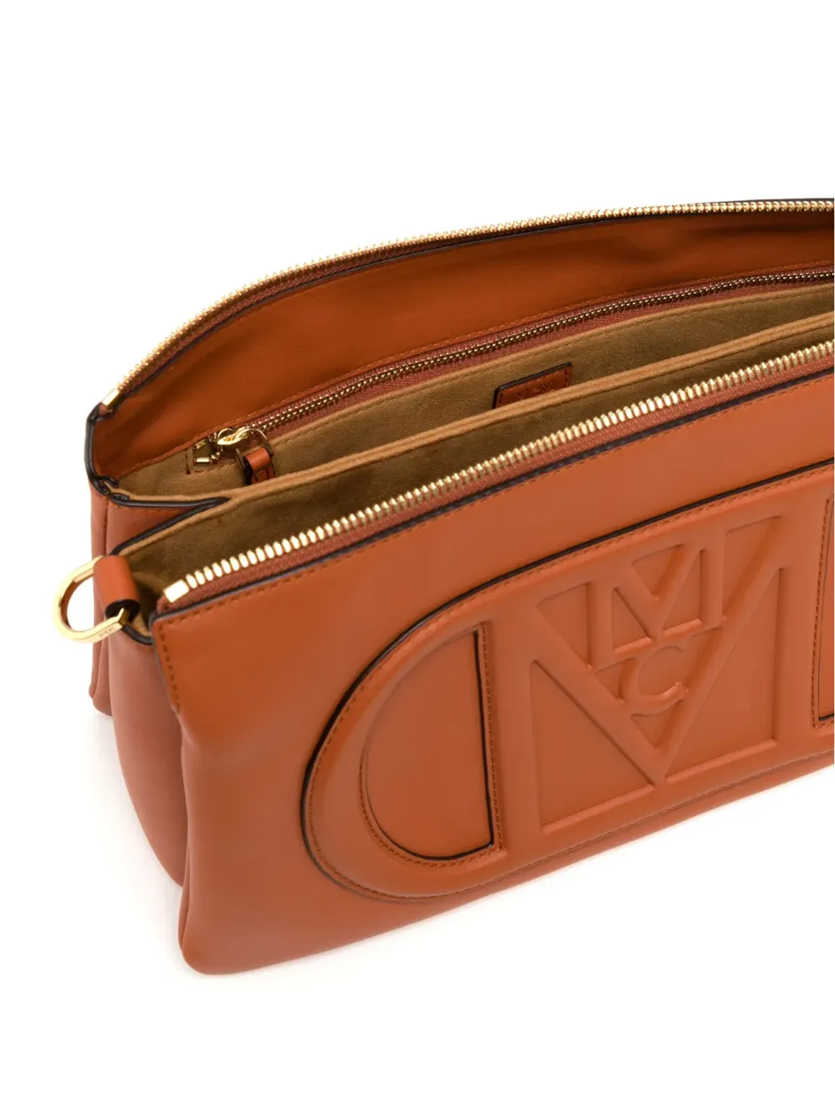 MCM トラヴィア レザー ショルダーバッグ（ブラウン） - 画像5