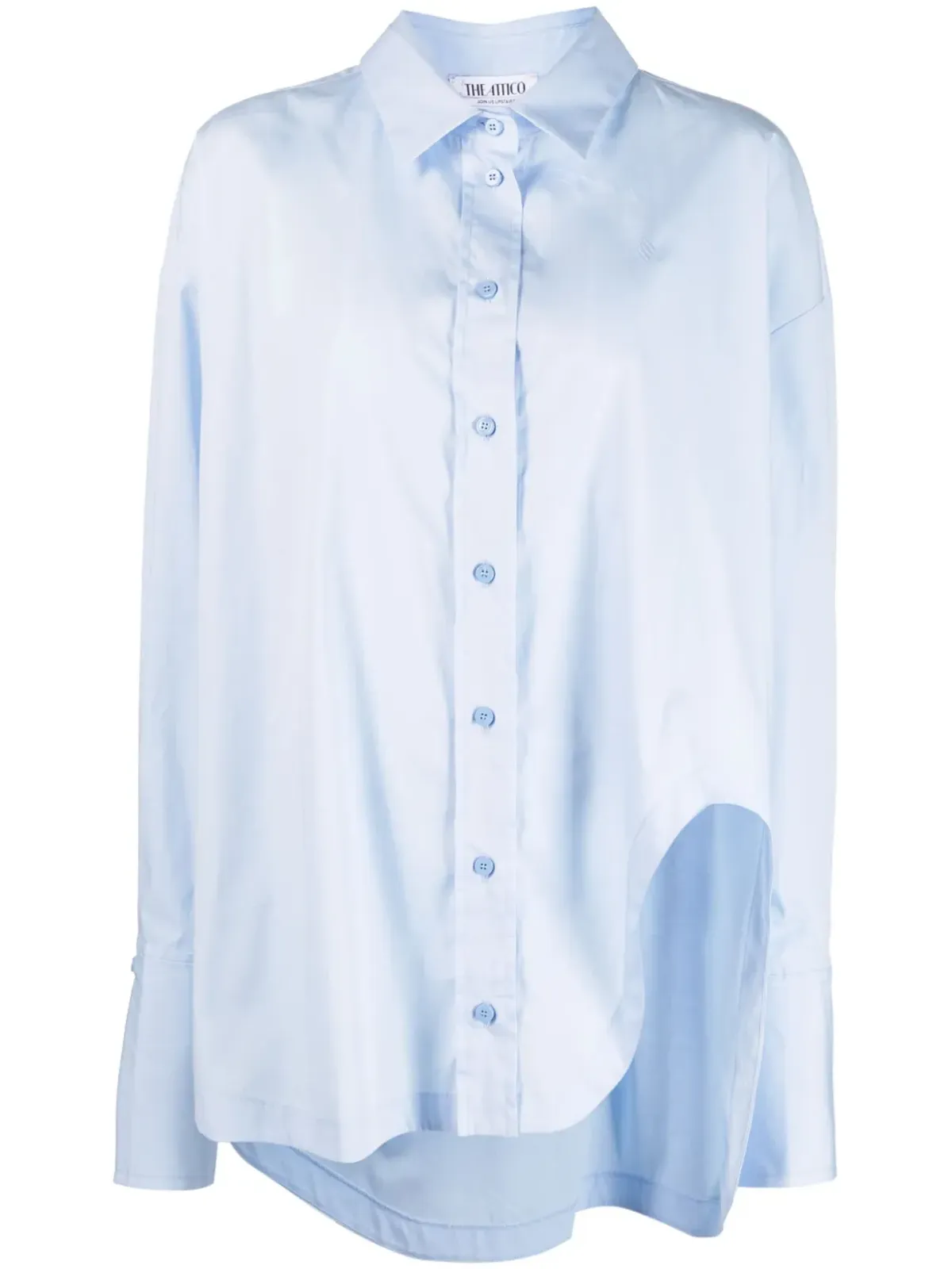 The Attico Diana long-sleeve shirt - 画像1