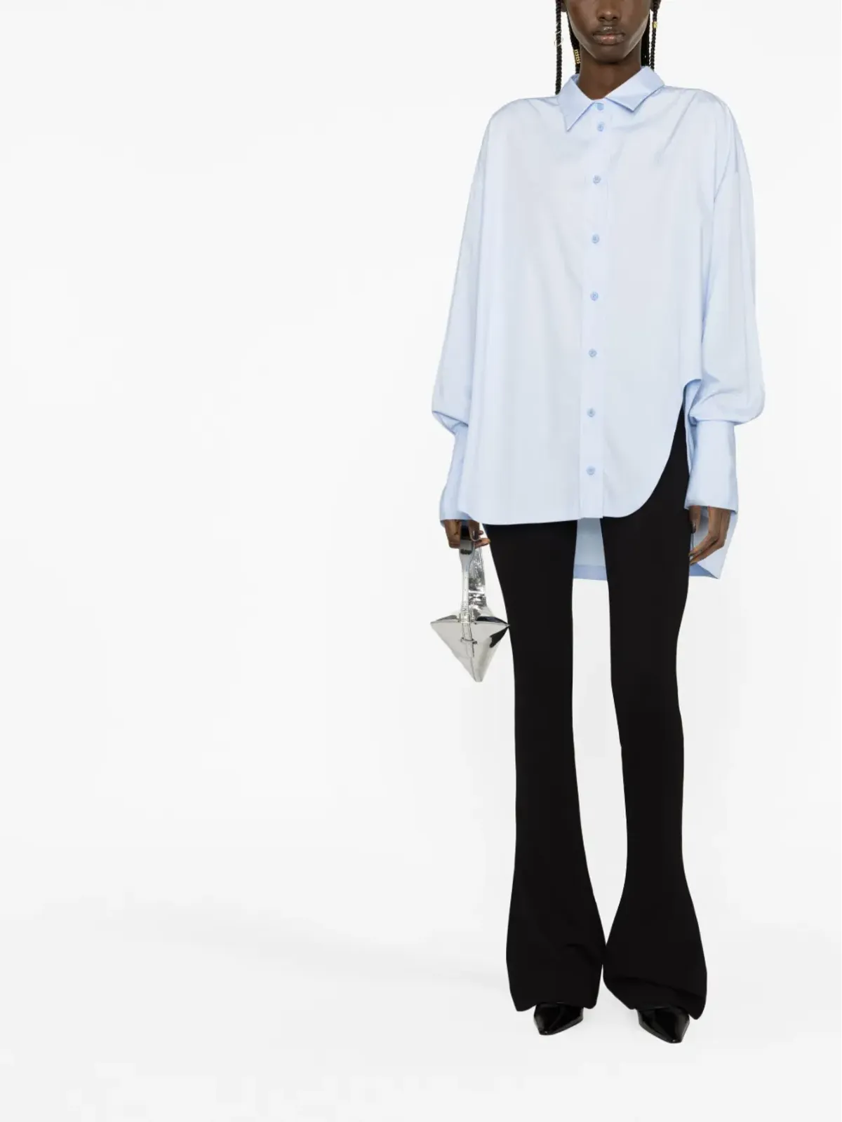 The Attico Diana long-sleeve shirt - 画像2