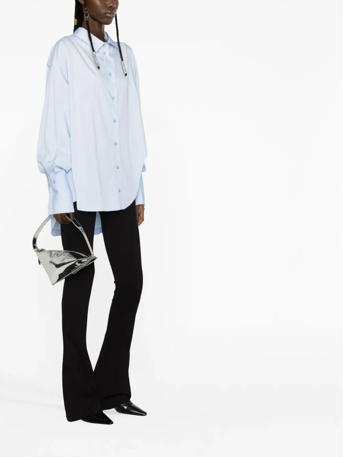 The Attico Diana long-sleeve shirt - 画像3