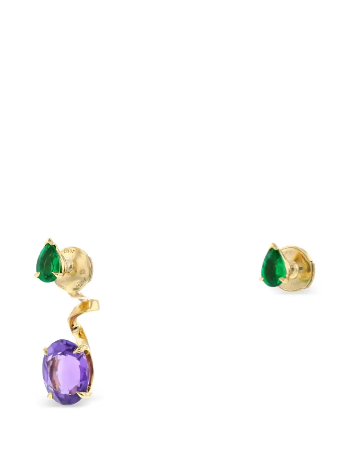 Christian Dior Pre-Owned Diorama Précieuse イヤリング - 画像4