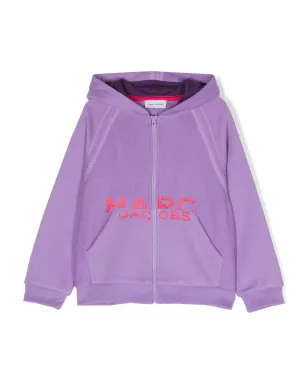 Marc Jacobs Kids ロゴプリントジップアップパーカー - サムネイル1
