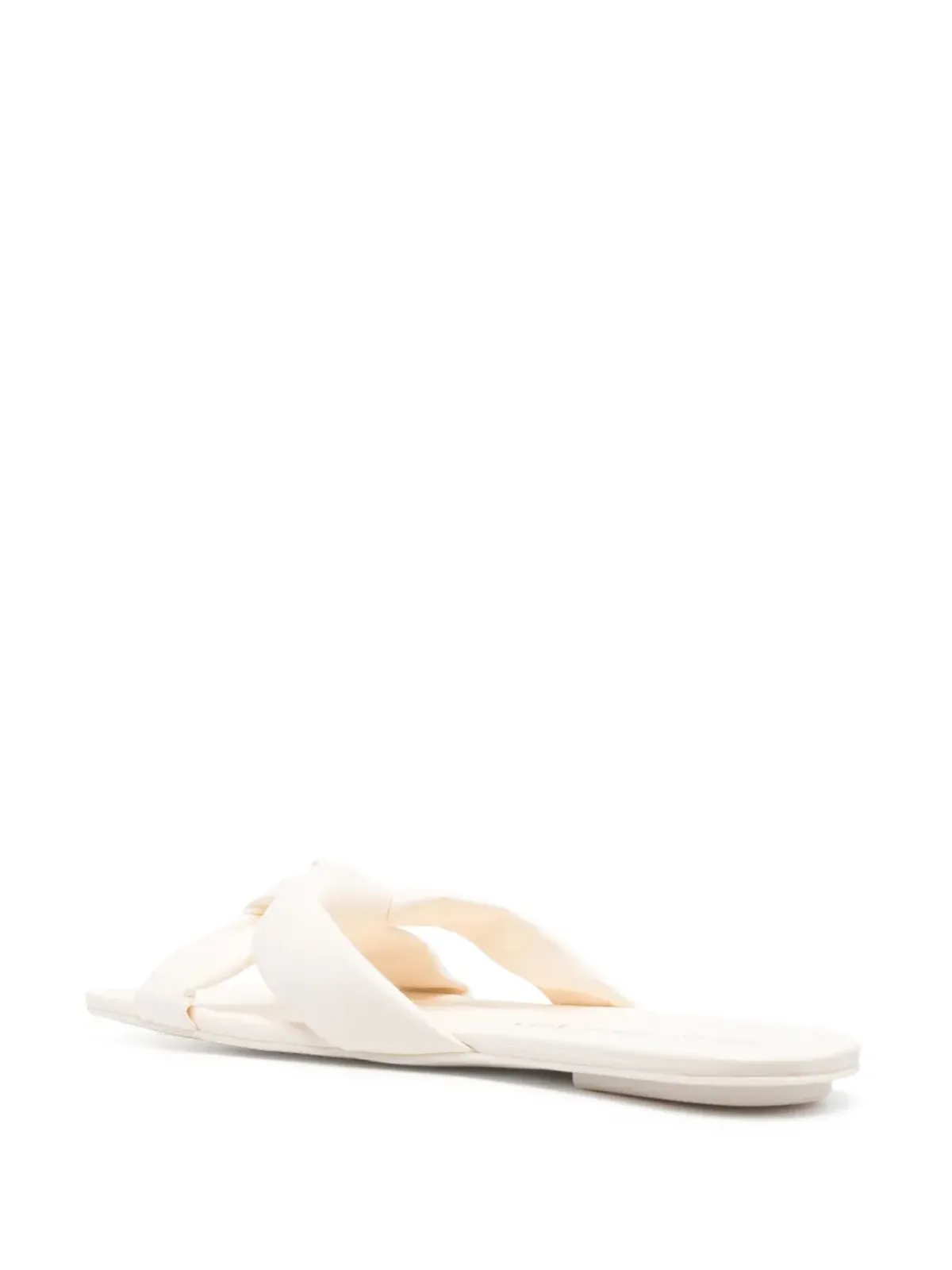 Stuart Weitzman フラットソールレザーミュール - 画像3