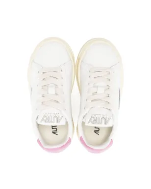 Autry Kids パネルド レースアップスニーカー - White - サムネイル3